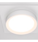 Square flush-mounted lamps - Maytoni Hoop Flush Mounted 1xGX53 15W White DL086-GX53-SQ-W - product 3