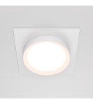 Square flush-mounted lamps - Maytoni Hoop Flush Mounted 1xGX53 15W White DL086-GX53-SQ-W - product 4
