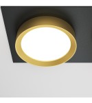 Square flush-mounted lamps - Maytoni Hoop Flush Mount 2xGX53 15W Black, Gold DL086-02-GX53-SQ-BG - product 2
