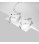 Square flush-mounted lamps - Maytoni Hoop Concealed 2xGX53 15W White DL086-02-GX53-SQ-W - product 4