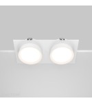 Square flush-mounted lamps - Maytoni Hoop Concealed 2xGX53 15W White DL086-02-GX53-SQ-W - product 5