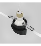 Round flush-mounted lamps - Maytoni Lipari Flush Mounted 1xGU10 12W Black, Gold DL044-01-GU10-B - product 4