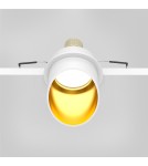 Round flush-mounted lamps - Maytoni Lipari Flush Mounted 1xGU10 12W White, Gold DL044-01-GU10-W - product 2