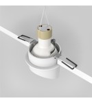 Round flush-mounted lamps - Maytoni Lipari Flush Mounted 1xGU10 12W White, Gold DL044-01-GU10-W - product 4