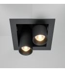LED flush-mounted lamps - Maytoni Magnum Flush Mount LED 14W 1000lm 3000K Black DL094-02-7W3K-B - product 3