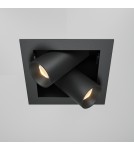 LED flush-mounted lamps - Maytoni Magnum Flush Mount LED 14W 1000lm 3000K Black DL094-02-7W3K-B - product 1