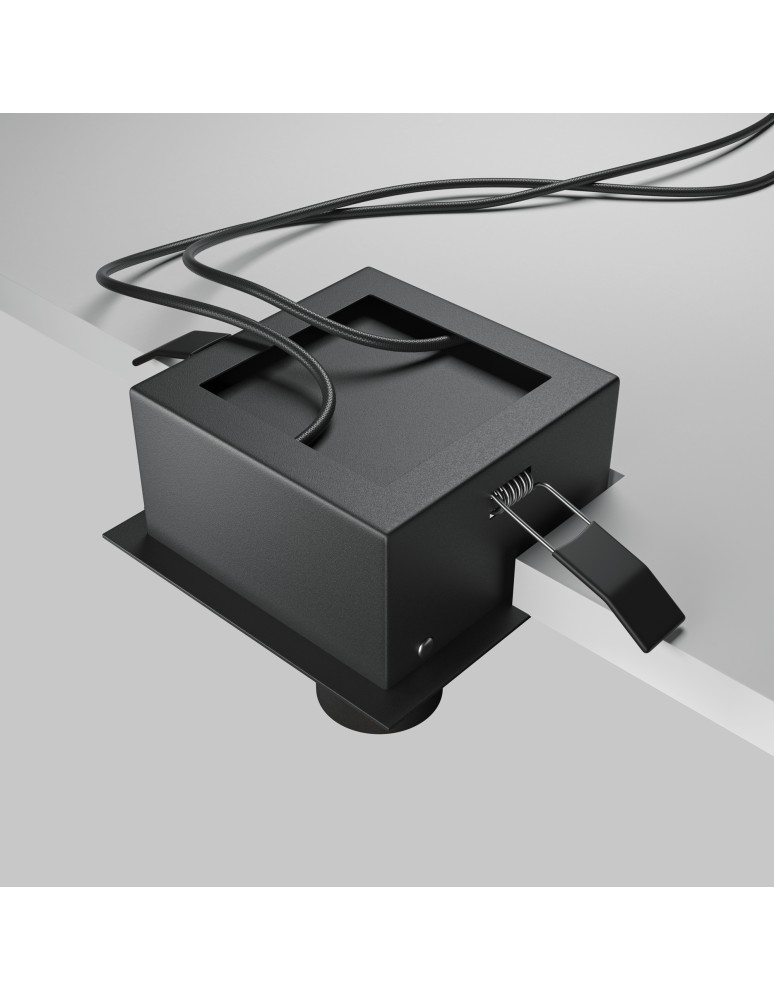 LED flush-mounted lamps - Maytoni Magnum Flush Mount LED 14W 1000lm 3000K Black DL094-02-7W3K-B - product kolory-swiatla.pl 4