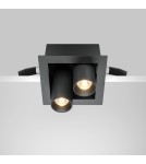 LED flush-mounted lamps - Maytoni Magnum Flush Mount LED 14W 1000lm 3000K Black DL094-02-7W3K-B - product 5