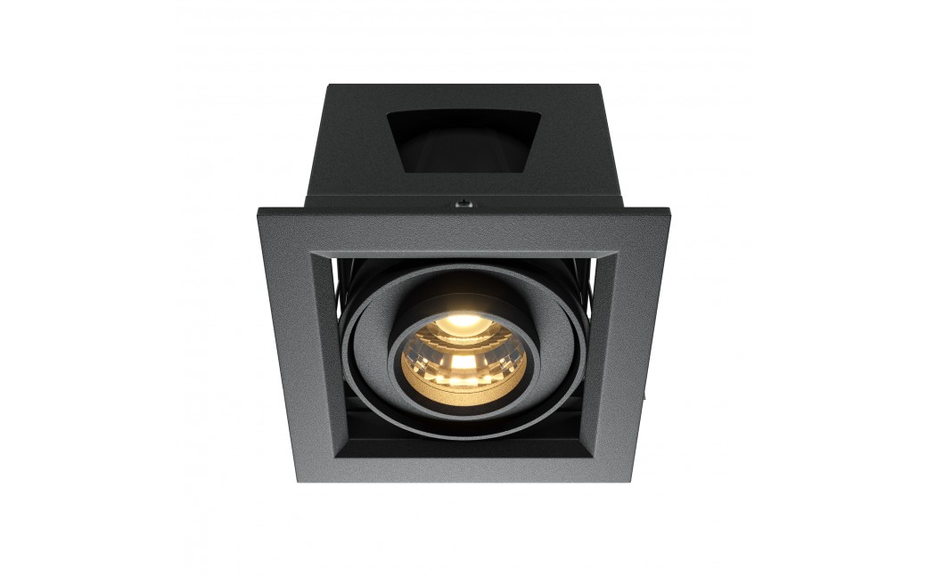 Maytoni Metal Modern Podtynkowa LED 10W 650lm 3000K Black DL093-01-10W3K-B