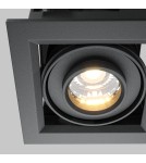 LED flush-mounted lamps - Maytoni Metal Modern Flush Mount LED 10W 650lm 3000K Black DL093-01-10W3K-B - product 2