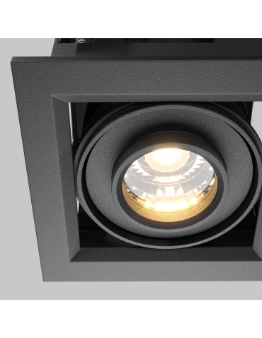 Maytoni Metal Modern Flush Mount LED 10W 650lm 3000K Black DL093-01-10W3K-B - product 2