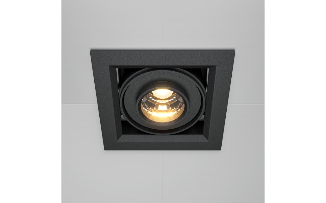 Maytoni Metal Modern Podtynkowa LED 10W 650lm 3000K Black DL093-01-10W3K-B