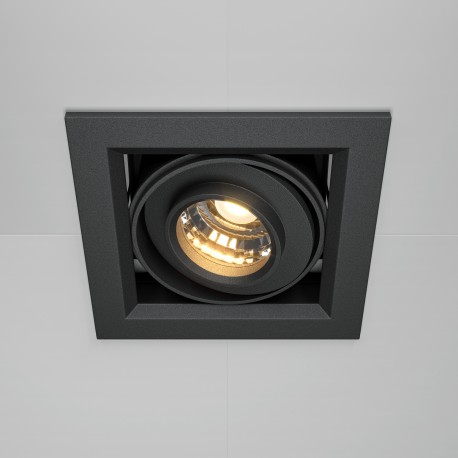 Maytoni Metal Modern Podtynkowa LED 10W 650lm 3000K Black DL093-01-10W3K-B