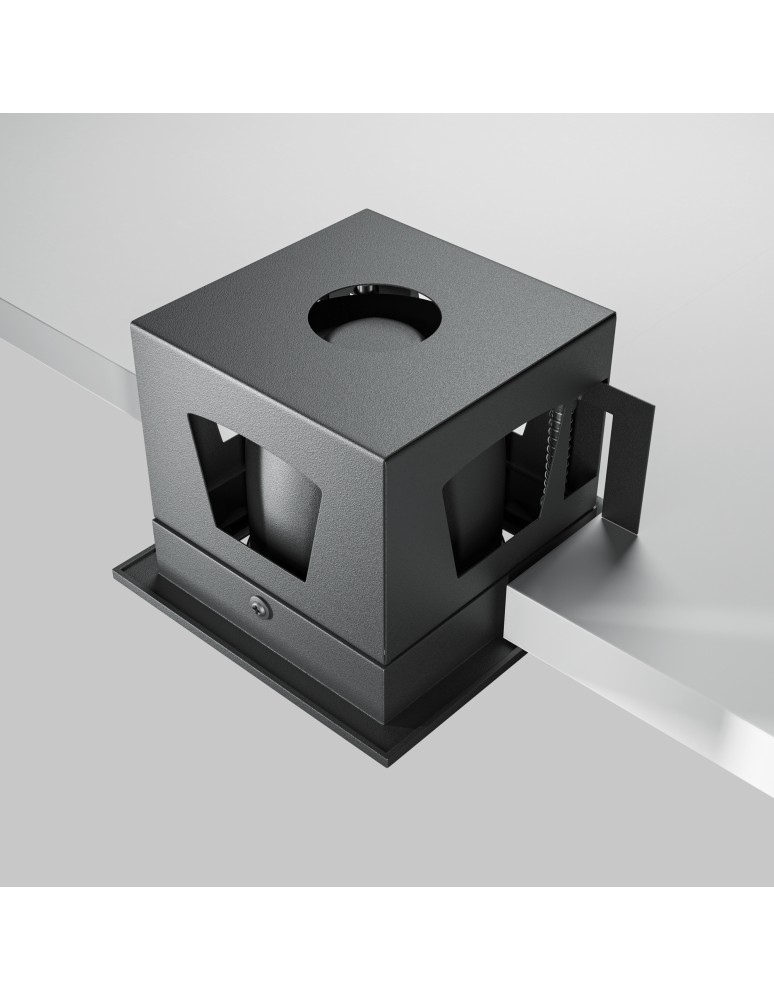 LED flush-mounted lamps - Maytoni Metal Modern Flush Mount LED 10W 650lm 3000K Black DL093-01-10W3K-B - product kolory-swiatla.pl 5