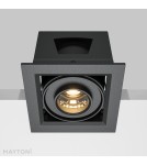 LED flush-mounted lamps - Maytoni Metal Modern Flush Mount LED 10W 650lm 3000K Black DL093-01-10W3K-B - product 6