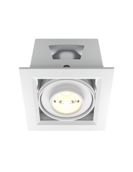 Maytoni Metal Modern Podtynkowa LED 10W 750lm 3000K Biały DL093-01-10W3K-W