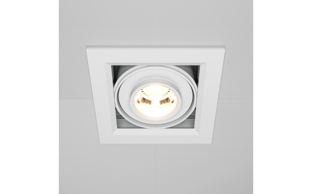 Maytoni Metal Modern Podtynkowa LED 10W 750lm 3000K Biały DL093-01-10W3K-W