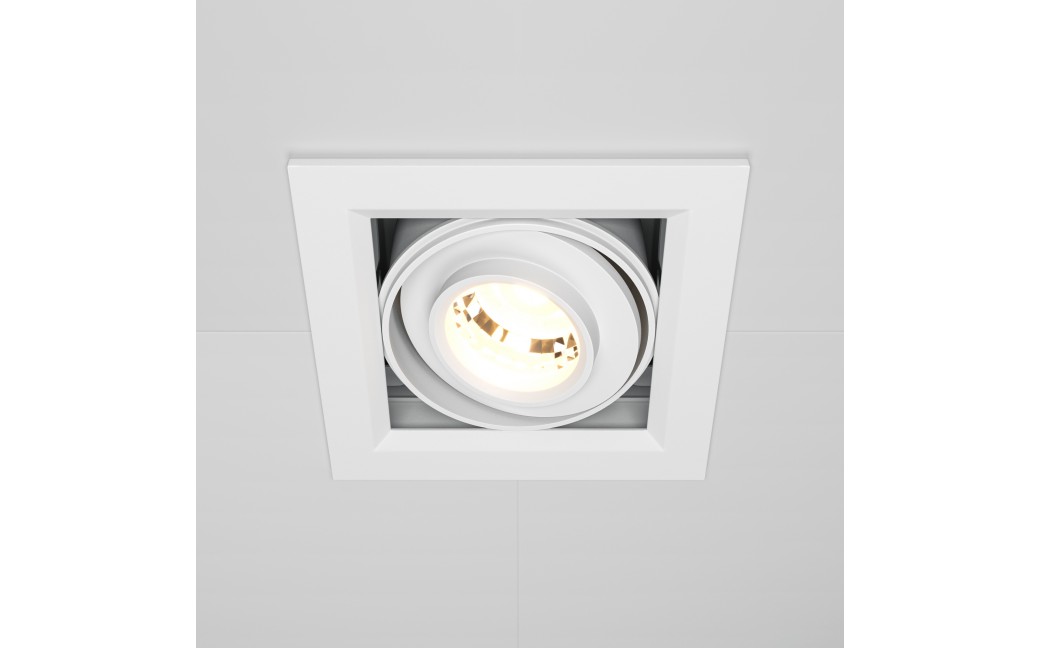 Maytoni Metal Modern Podtynkowa LED 10W 750lm 3000K Biały DL093-01-10W3K-W