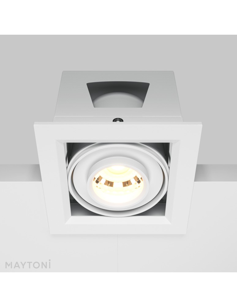 LED flush-mounted lamps - Maytoni Metal Modern Flush Mount LED 10W 750lm 3000K White DL093-01-10W3K-W. - product kolory-swiatla.pl 6