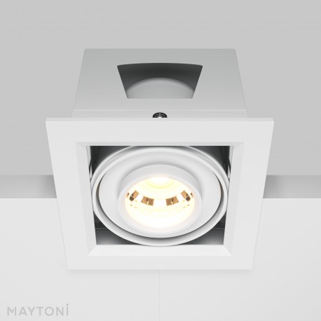 Maytoni Metal Modern Podtynkowa LED 10W 750lm 3000K Biały DL093-01-10W3K-W