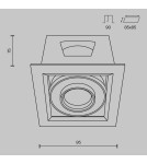 LED flush-mounted lamps - Maytoni Metal Modern Flush Mount LED 10W 750lm 3000K White DL093-01-10W3K-W. - product 7