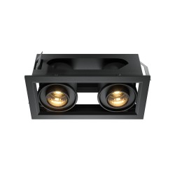 Maytoni Metal Modern Podtynkowa LED 20W 1300lm 3000K Black DL093-02-10W3K-B