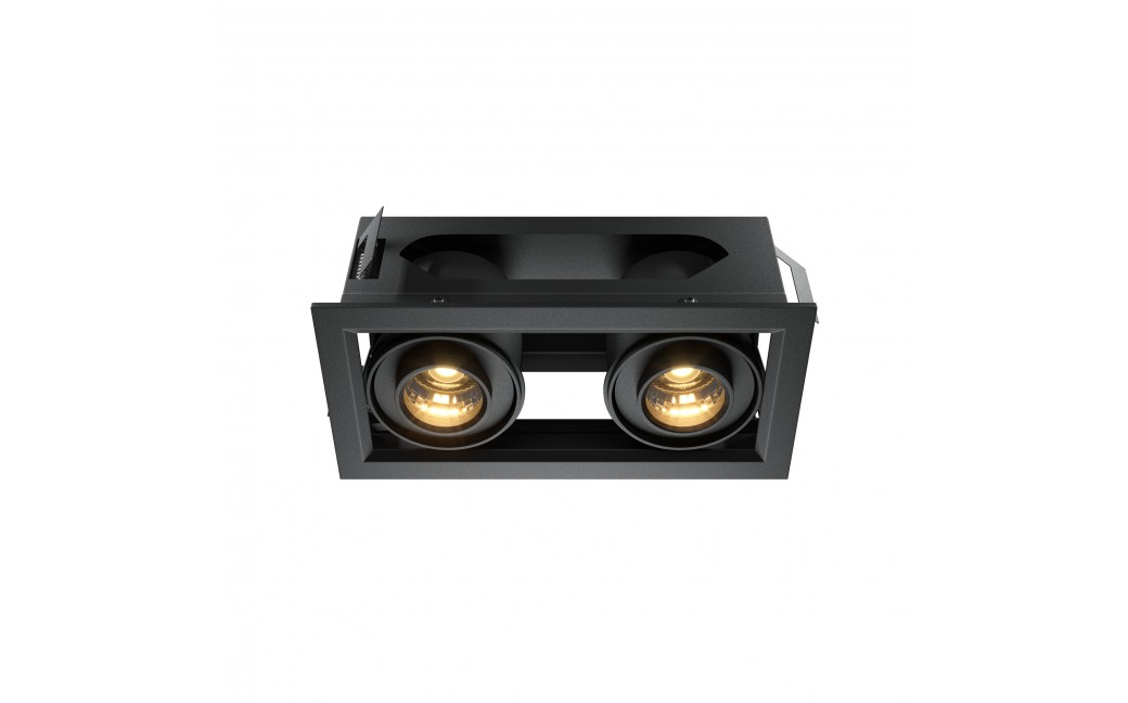 Maytoni Metal Modern Podtynkowa LED 20W 1300lm 3000K Black DL093-02-10W3K-B