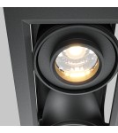 LED flush-mounted lamps - Maytoni Metal Modern Flush Mount LED 20W 1300lm 3000K Black DL093-02-10W3K-B - product 2