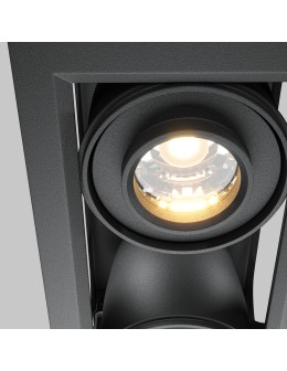 Maytoni Metal Modern Podtynkowa LED 20W 1300lm 3000K Black DL093-02-10W3K-B - produkt 2