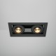 Maytoni Metal Modern Podtynkowa LED 20W 1300lm 3000K Black DL093-02-10W3K-B