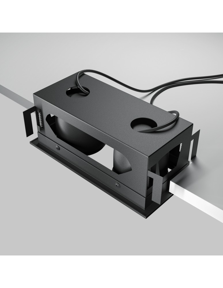 LED flush-mounted lamps - Maytoni Metal Modern Flush Mount LED 20W 1300lm 3000K Black DL093-02-10W3K-B - product kolory-swiatla.pl 5