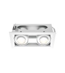 LED flush-mounted lamps - Maytoni Metal Modern Flush Mount LED 20W 1450lm 3000K White DL093-02-10W3K-W. - product 1