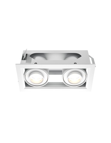 Maytoni Metal Modern Flush Mount LED 20W 1450lm 3000K White DL093-02-10W3K-W.