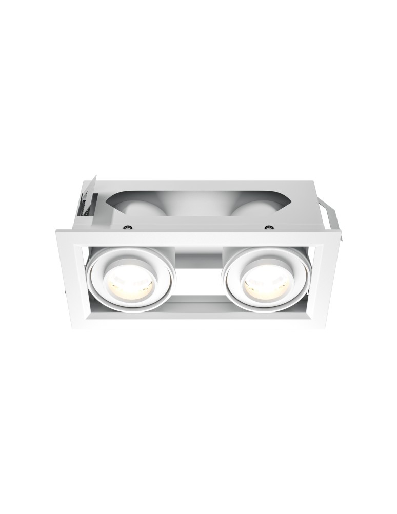 LED flush-mounted lamps - Maytoni Metal Modern Flush Mount LED 20W 1450lm 3000K White DL093-02-10W3K-W. - product kolory-swiatla.pl 1