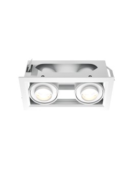 Maytoni Metal Modern Podtynkowa LED 20W 1450lm 3000K Biały DL093-02-10W3K-W