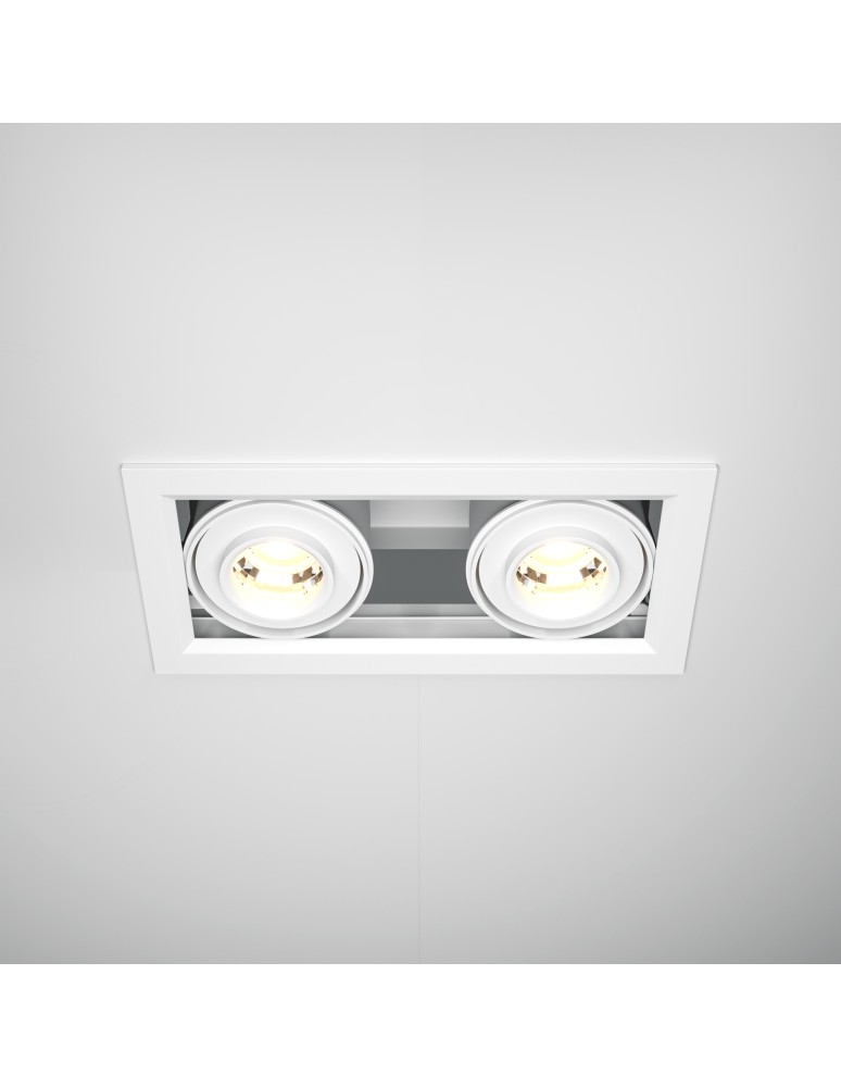 LED flush-mounted lamps - Maytoni Metal Modern Flush Mount LED 20W 1450lm 3000K White DL093-02-10W3K-W. - product kolory-swiatla.pl 3