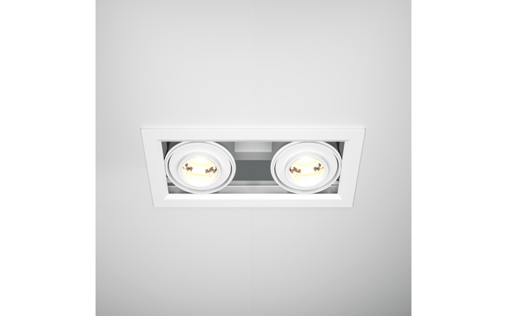 Maytoni Metal Modern Podtynkowa LED 20W 1450lm 3000K Biały DL093-02-10W3K-W