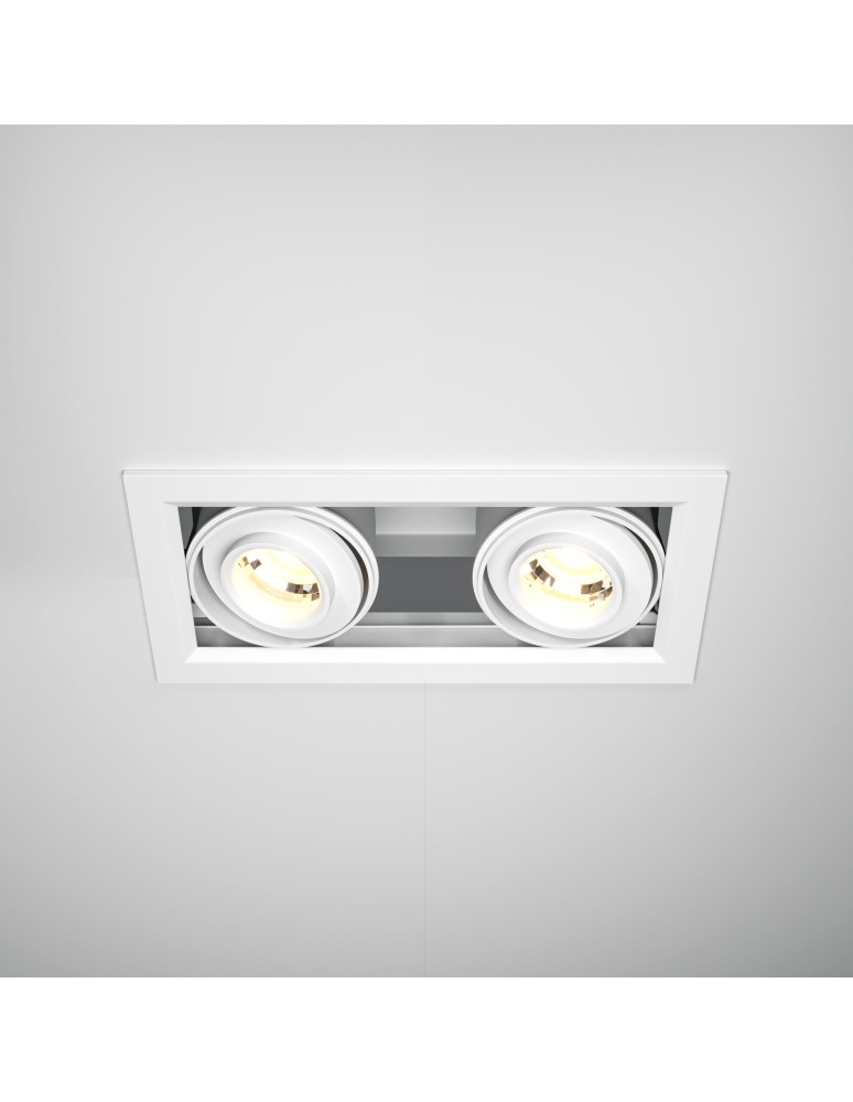LED flush-mounted lamps - Maytoni Metal Modern Flush Mount LED 20W 1450lm 3000K White DL093-02-10W3K-W. - product kolory-swiatla.pl 4