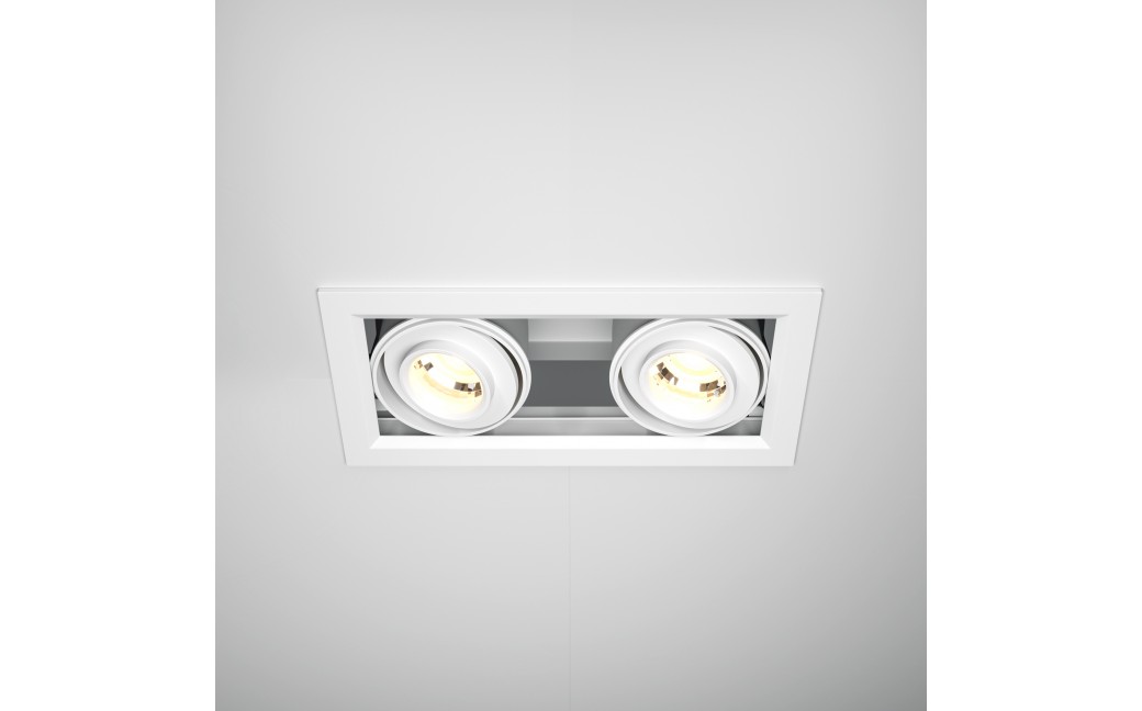 Maytoni Metal Modern Podtynkowa LED 20W 1450lm 3000K Biały DL093-02-10W3K-W