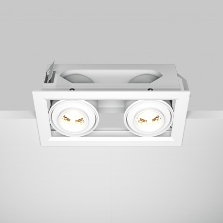 Maytoni Metal Modern Podtynkowa LED 20W 1450lm 3000K Biały DL093-02-10W3K-W