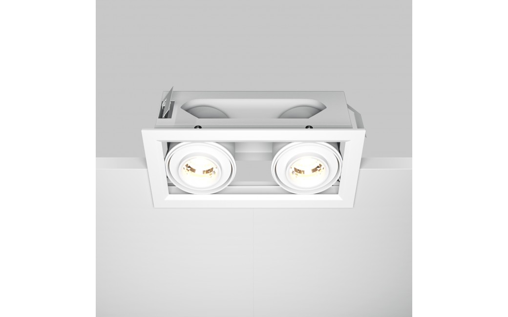 Maytoni Metal Modern Podtynkowa LED 20W 1450lm 3000K Biały DL093-02-10W3K-W