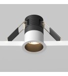 LED flush-mounted lamps - Maytoni Minor Flush Mount LED 5W 230lm 3000K Black, White DL089-5W3K-BW - product 6