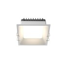 Recessed lamps with hermetic shade - Maytoni LED Flush Mounted Window 12W 820lm IP44 White DL056-12W3-4-6K-W - product 1