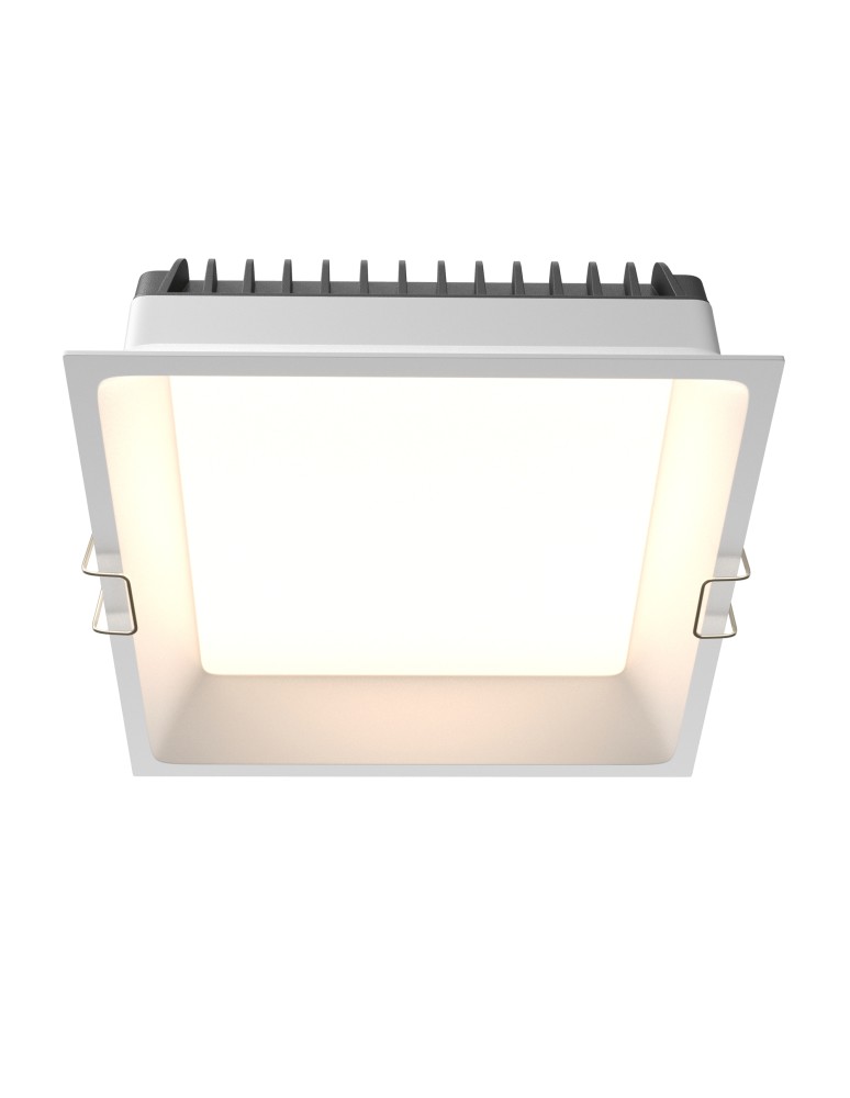 Recessed lamps with hermetic shade - Maytoni LED Flush Mounted Window 24W 1730lm IP44 White DL056-24W3-4-6K-W - product kolory-swiatla.pl 1