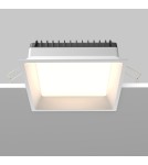 Recessed lamps with hermetic shade - Maytoni LED Flush Mounted Window 24W 1730lm IP44 White DL056-24W3-4-6K-W - product 5