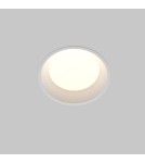 Recessed lamps with hermetic shade - Maytoni LED Flush Mounted Window 12W 900lm IP44 White DL055-12W3-4-6K-W - product 3