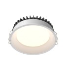 Recessed lamps with hermetic shade - Maytoni LED Flush Mounted Window 18W 1370lm IP44 White DL055-18W3-4-6K-W - product 1