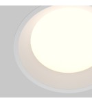 Recessed lamps with hermetic shade - Maytoni LED Flush Mounted Window 18W 1370lm IP44 White DL055-18W3-4-6K-W - product 2