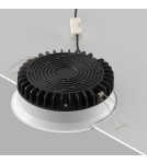 Recessed lamps with hermetic shade - Maytoni LED Flush Mounted Window 18W 1370lm IP44 White DL055-18W3-4-6K-W - product 4