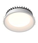 Recessed lamps with hermetic shade - Maytoni Window Flush LED 24W 1840lm IP44 White DL055-24W3-4-6K-W. - product 1